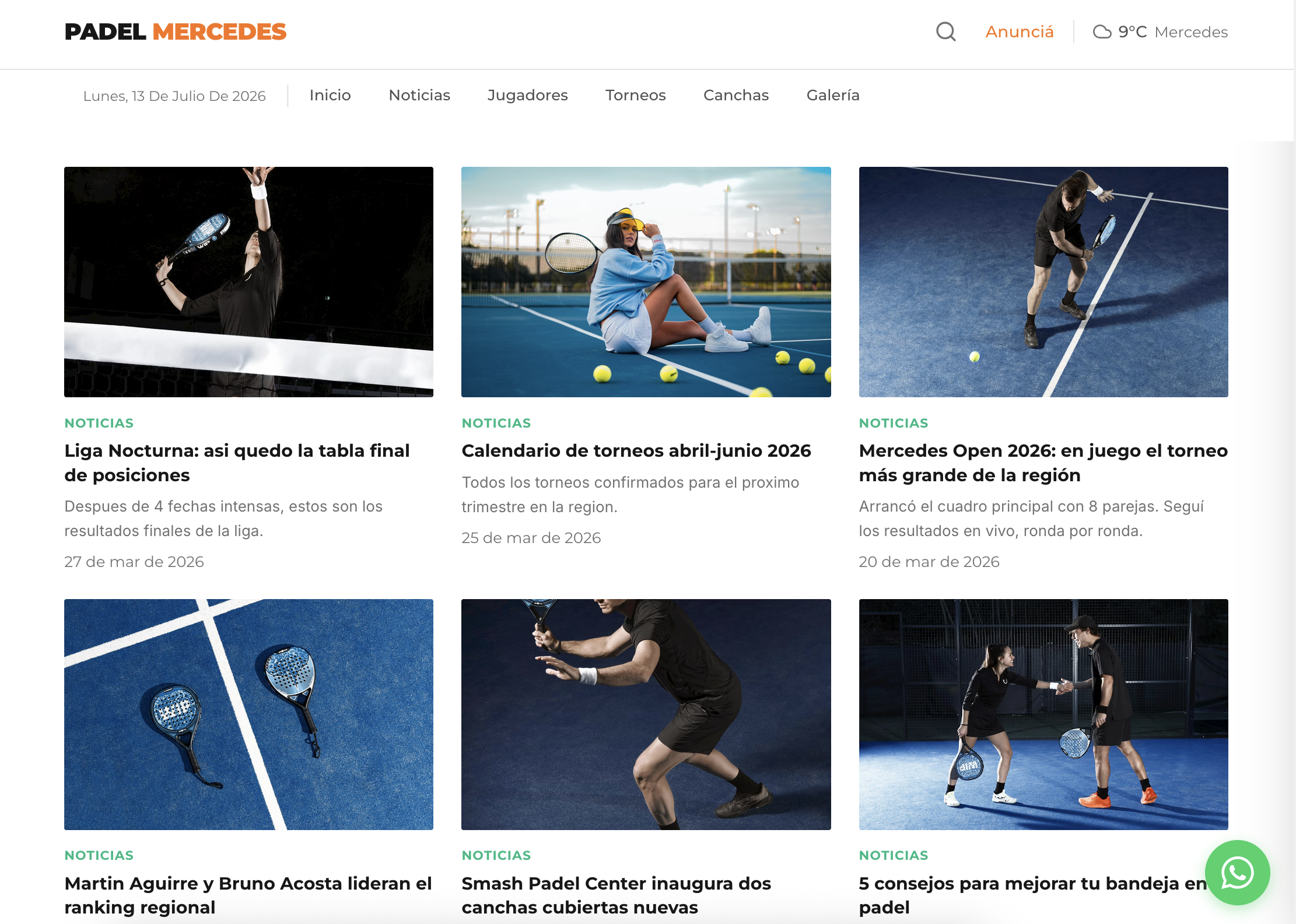 Padel Mercedes — vista 2